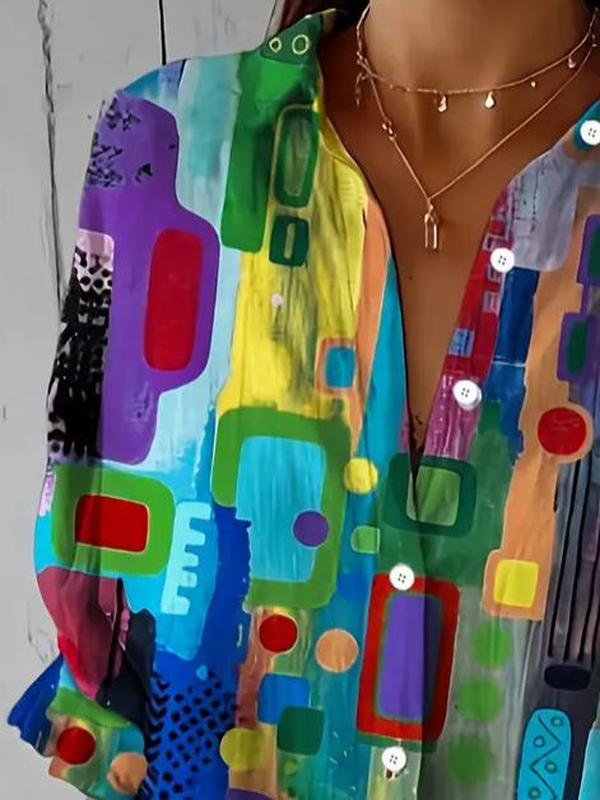 Erivya™ | Refined Pattern Blouse