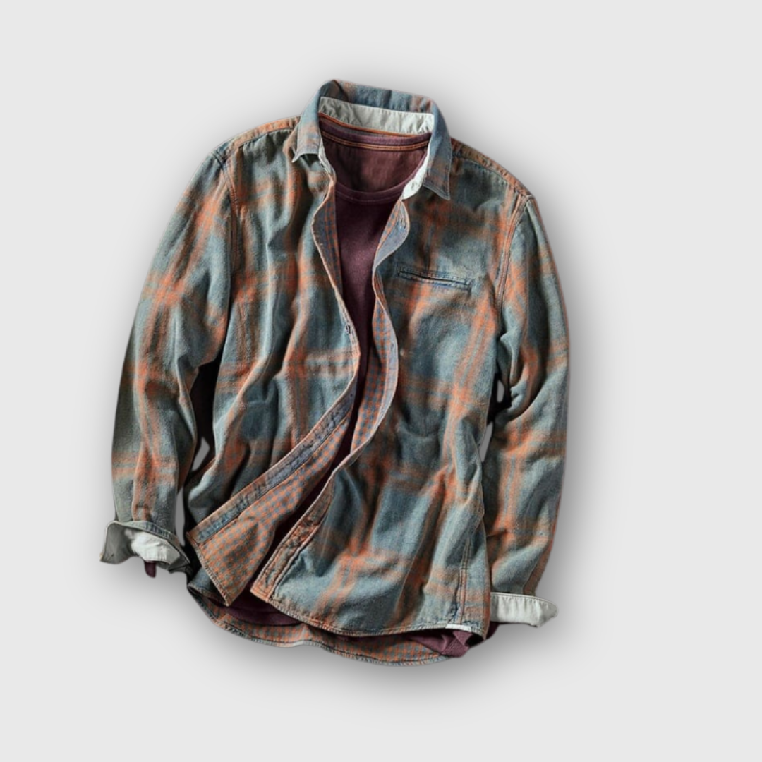 Sawyer | Tie-Dye Plaid Shirt