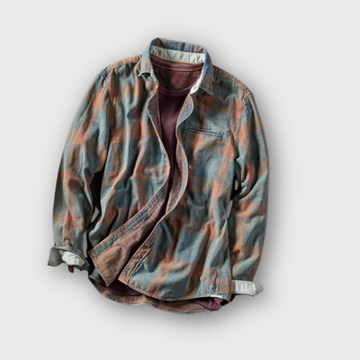 Sawyer | Tie-Dye Plaid Shirt