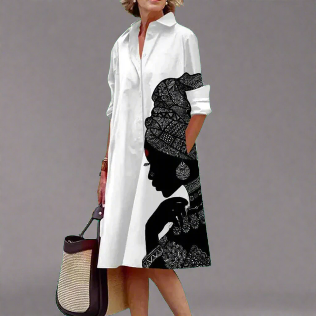 Estelle – Effortless Midi Shirt Dress