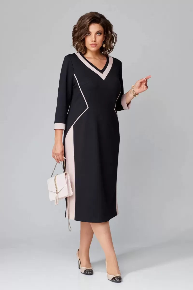 Alexa™ | Elegant V-neck dress
