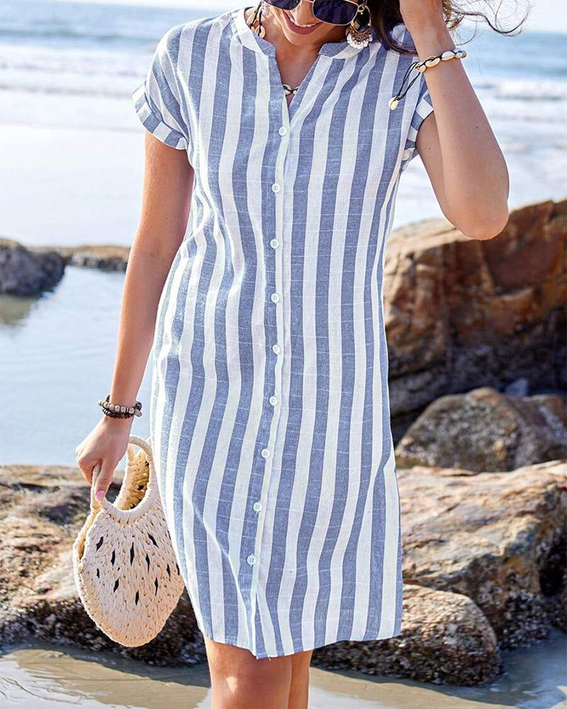 NOELLE™ | Chic Striped Summer Dress