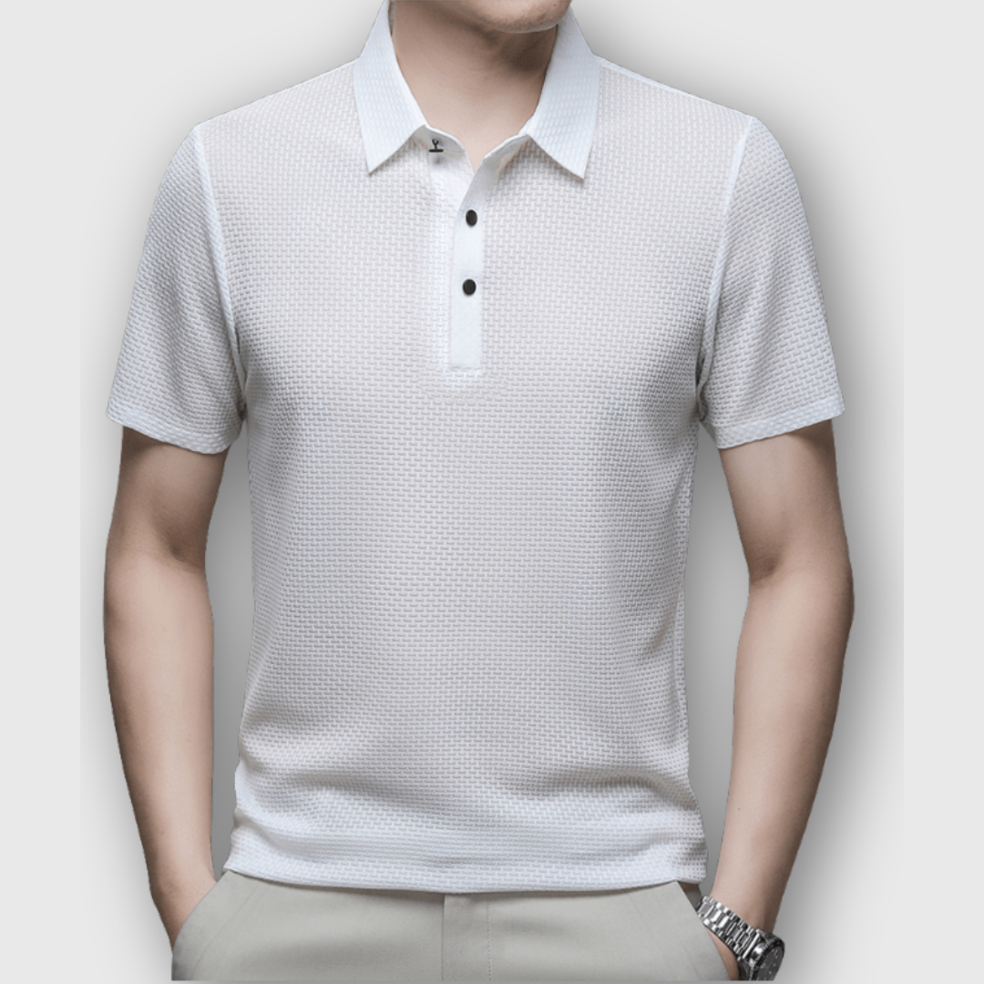 Bracciano | Silk Polo Shirt