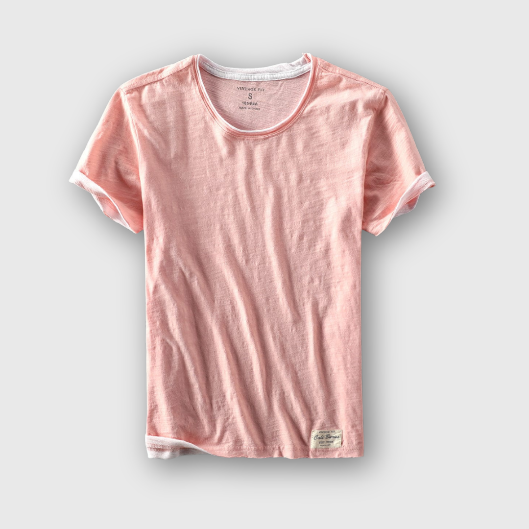 Elias | Double-Layer Crew Neck Tee