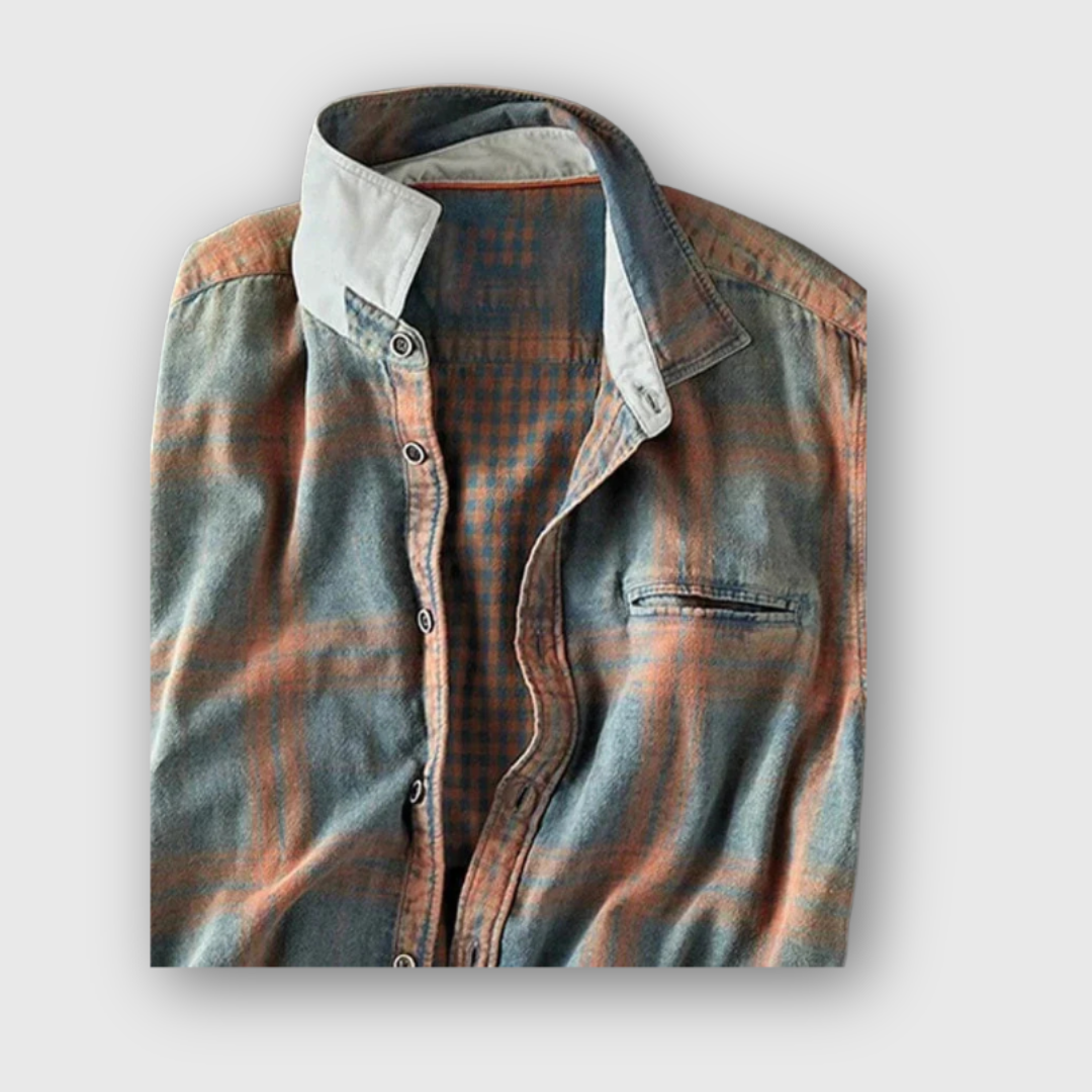 Sawyer | Tie-Dye Plaid Shirt