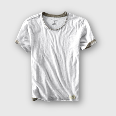 Elias | Double-Layer Crew Neck Tee