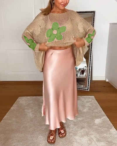 Vivara™ | Timeless Floral Knit Sweater