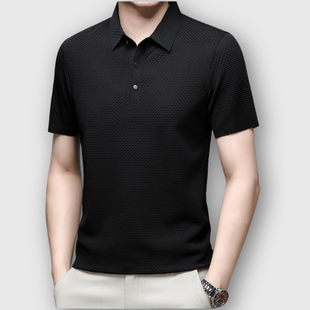 Bracciano | Silk Polo Shirt