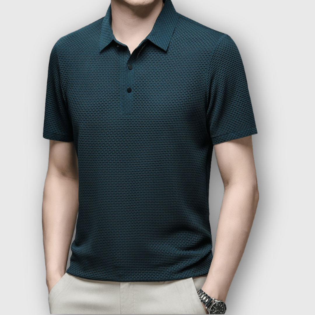 Bracciano | Silk Polo Shirt