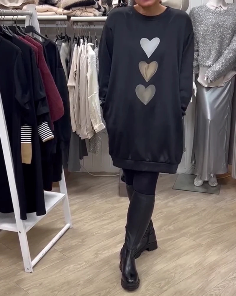 SIANORE - STYLISH HEART SWEATER