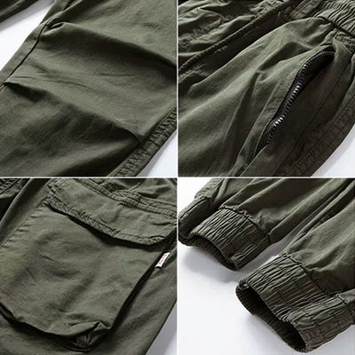 Lucas™ - Slim Fit Cargo Trousers with Practical Pockets