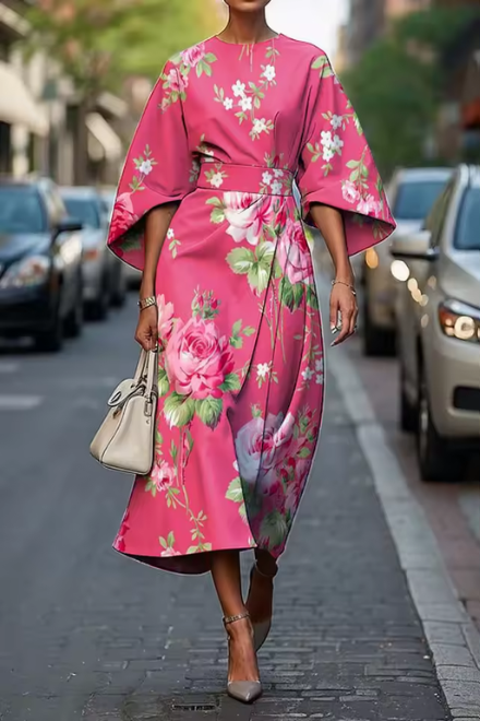 Ava – Soft Floral Dress