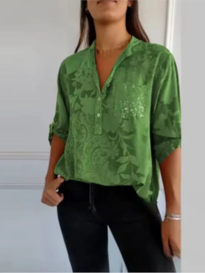 Isla™ Pocketed V-Neck Shirt