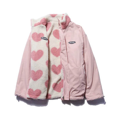 Shaima™ | Double-Sided Heart Jacket