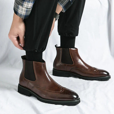 Dwight | Leather Chelsea Boots