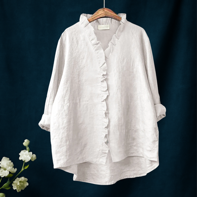 Isla – Subtle Pleat Blouse