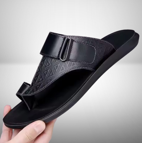 Callen Luxe™ | Bare Leather Sandals