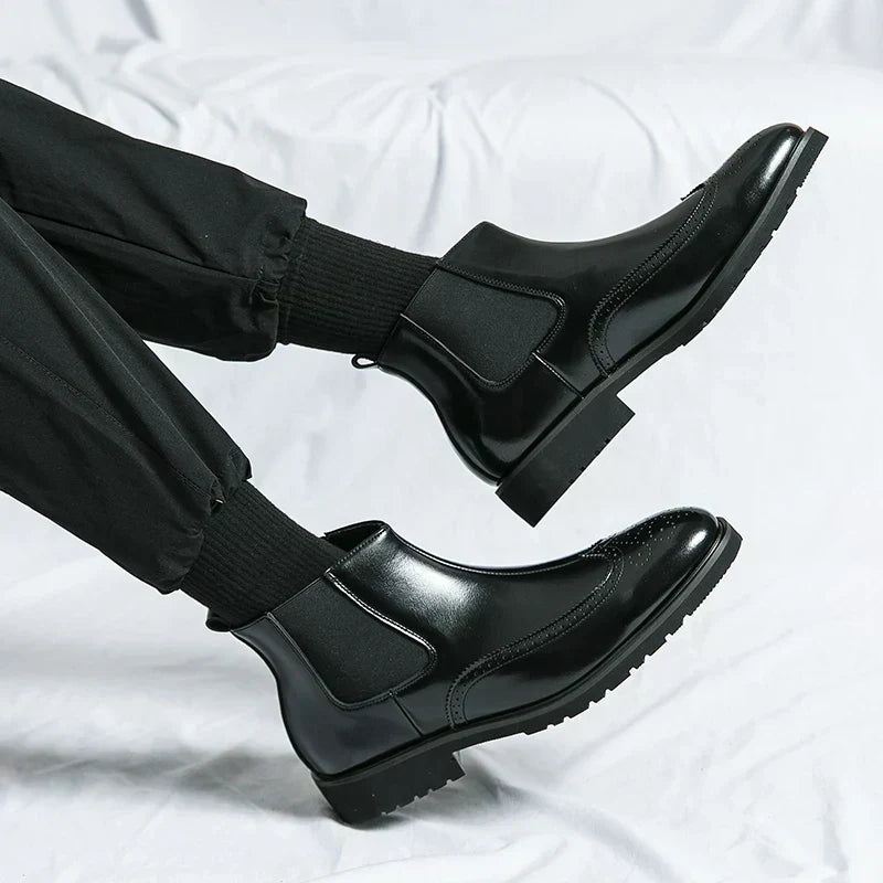 Dwight | Leather Chelsea Boots