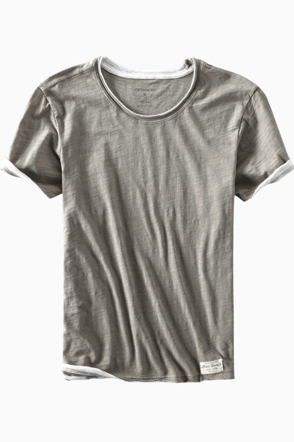 Elias | Double-Layer Crew Neck Tee