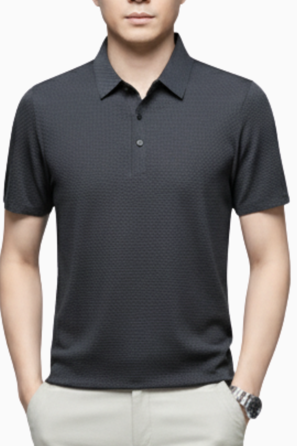 Bracciano | Silk Polo Shirt