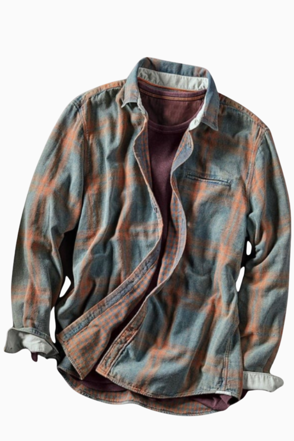 Sawyer | Tie-Dye Plaid Shirt