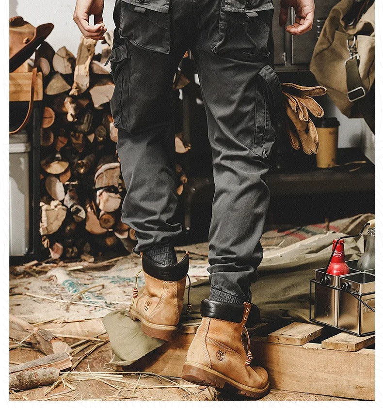 Lucas™ - Slim Fit Cargo Trousers with Practical Pockets