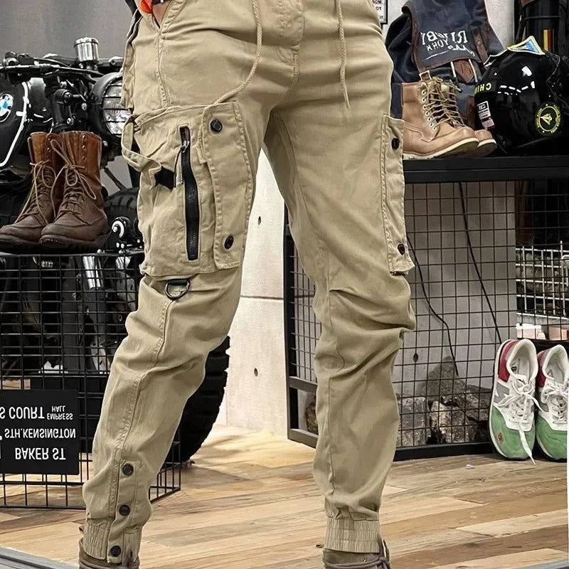 Lucas™ - Slim Fit Cargo Trousers with Practical Pockets