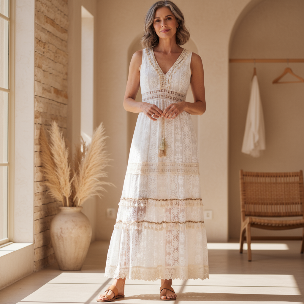 Adela – Boho Silhouette Dress