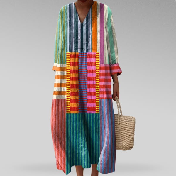 Cerelle™ | Elegant Geometric Dress