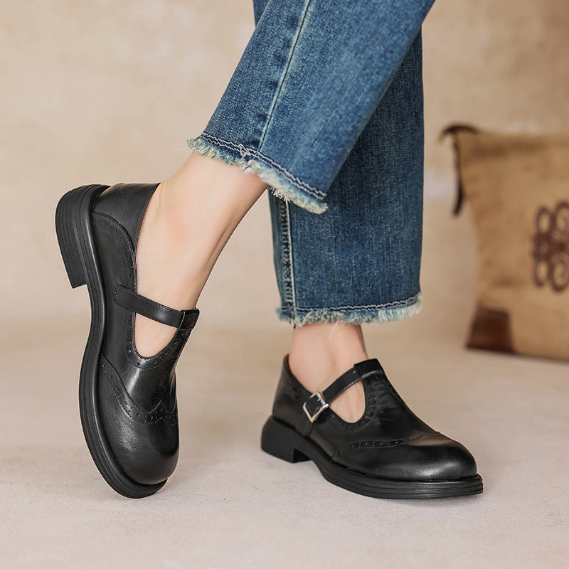Matthea | Elegant Mary Janes Made From Vegan Leather