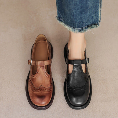 Matthea | Elegant Mary Janes Made From Vegan Leather